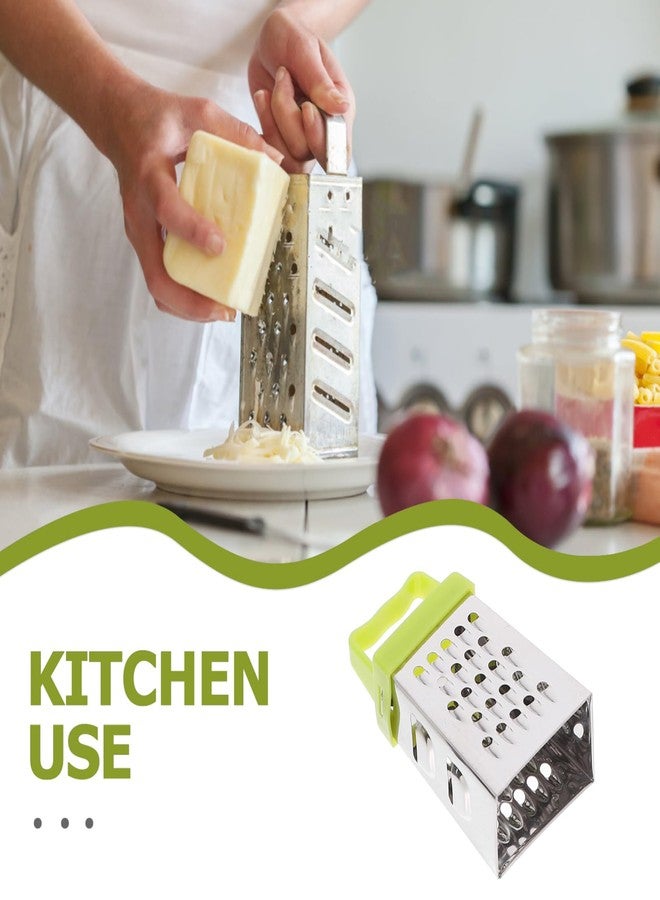 TOPPERFUN 6Pcs Mini Cheese Grater, Small Box Cheese Graters Stainless Steel, Vegetable Food Shredder Lemon Zester with 4 Sides for for Kitchen Garlic Ginger Vegetable Potatoes, Chef Kitchen Too - Image 4