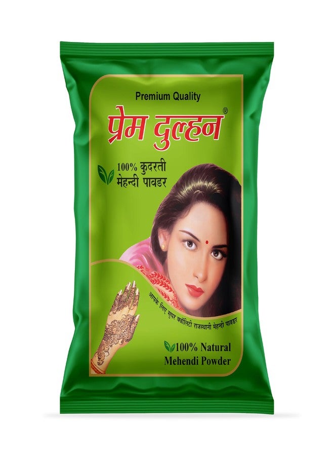 Prem Dulhan Natural Henna Hair Care Powder – 250g, 100% Pure & Natural Mehendi for Hair, Hands & Feet, Herbal Henna for Natural Brown Color - Image 1