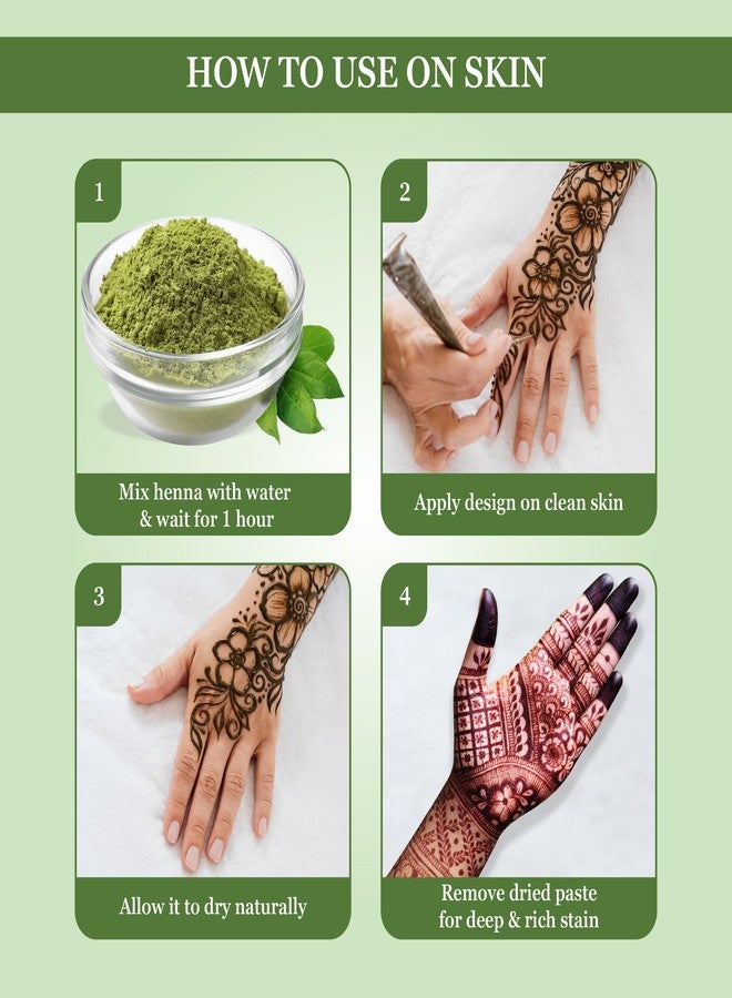 Prem Dulhan Natural Henna Hair Care Powder – 250g, 100% Pure & Natural Mehendi for Hair, Hands & Feet, Herbal Henna for Natural Brown Color - Image 4