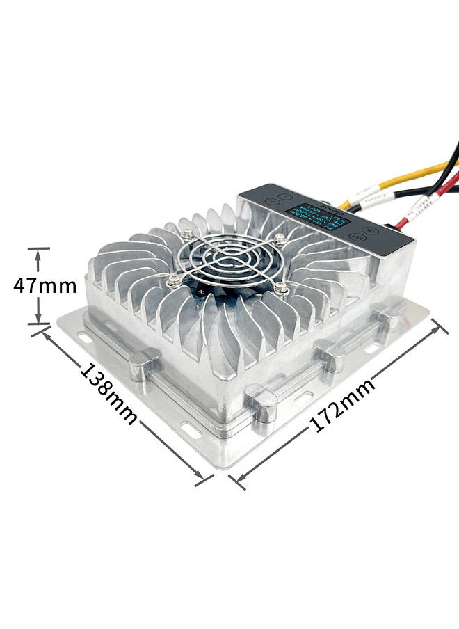 Generic - 600W MPPT Solar Controller 10-30V Voltage Adjustable with LCD Display Maximum Power Point Tracking Photovoltaic Step-down Controller Adapt to Various Batteries - Image 1