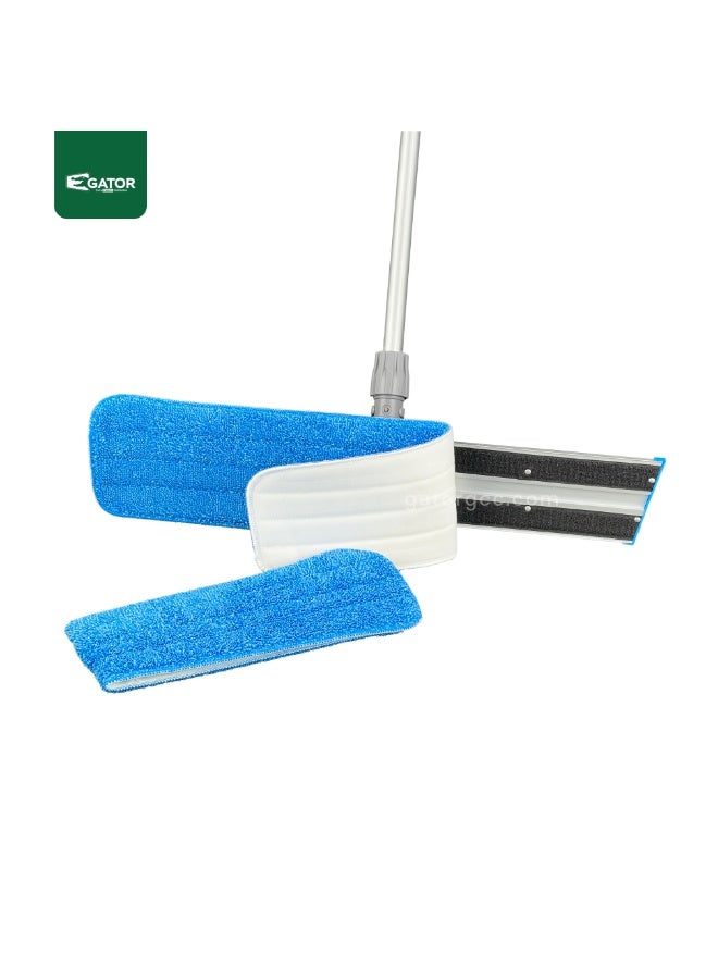 جاتور ممسحة من الألياف الدقيقة للاستخدام الرطب والجاف | 60 سم | أزرق - Image 3