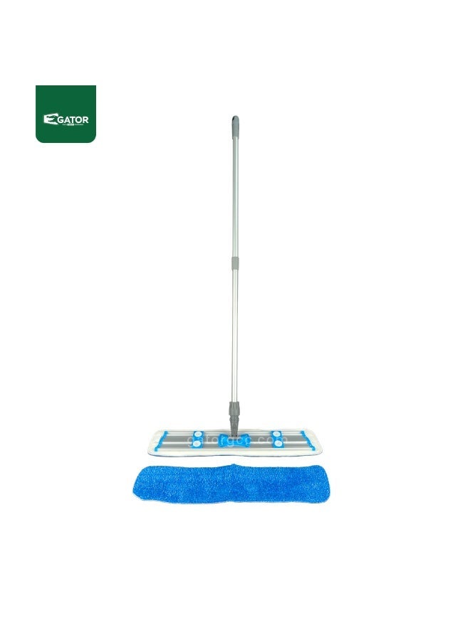 جاتور ممسحة من الألياف الدقيقة للاستخدام الرطب والجاف | 60 سم | أزرق - Image 1