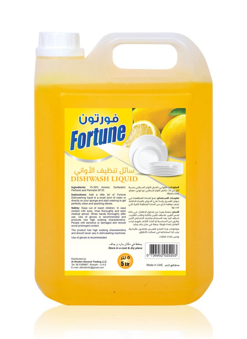 Fortune Fortune Dishwashing Liquid 5L  - Image 4