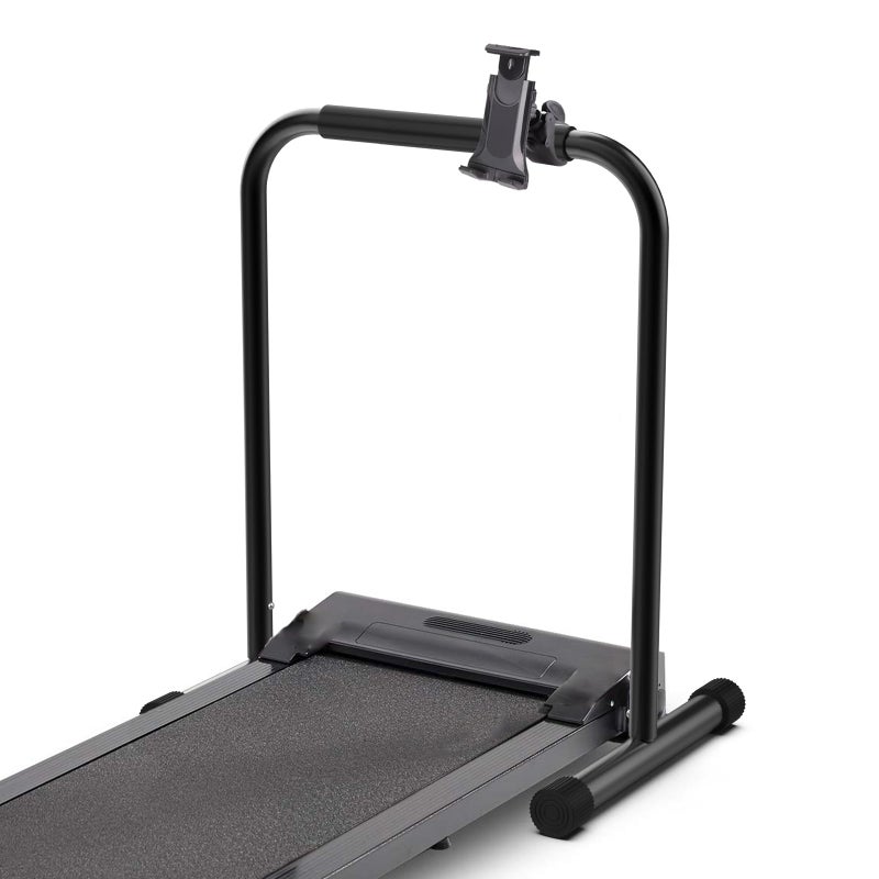 TEITEAI Handle Bar for Walking Pad Only, with Phone Holder, Suitable for Models 20+ Walking Pad, 19.7in Wide, Adjustable Handrail Height (Max 43.3in), Non-Slip Feet, Easy to Assemble, Stable Design, Black - Image 1
