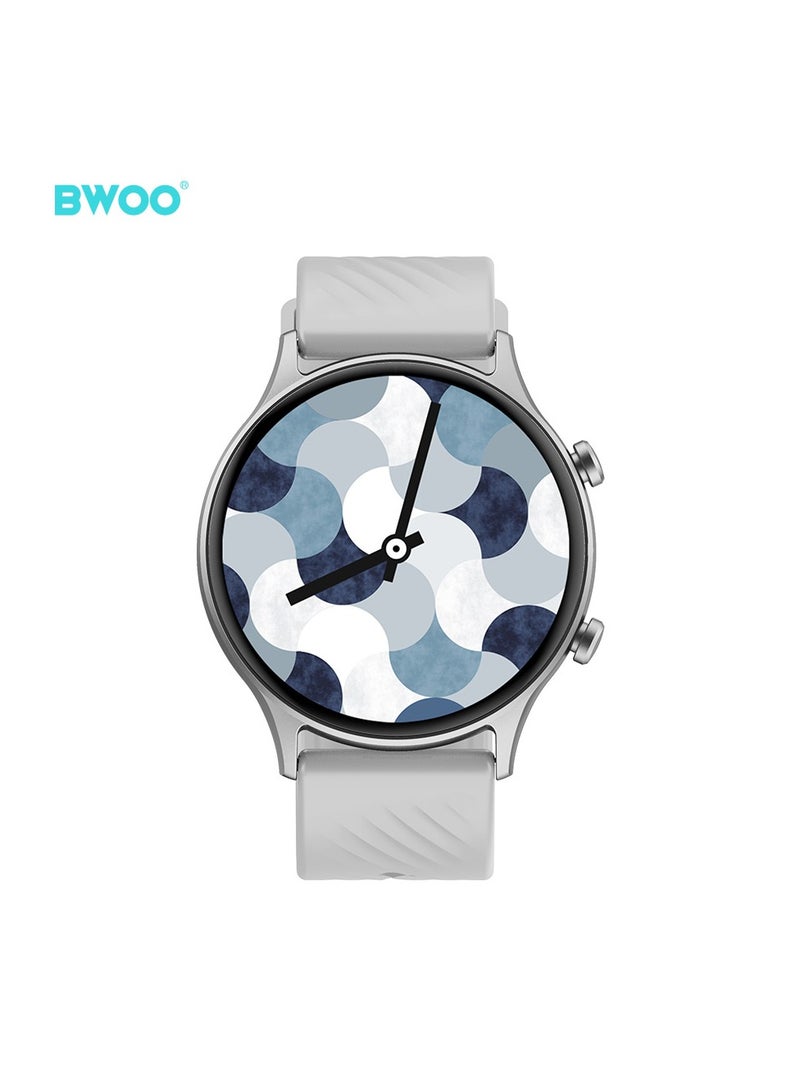 Bwoo Wa03 Smart Watch Silver - Image 1