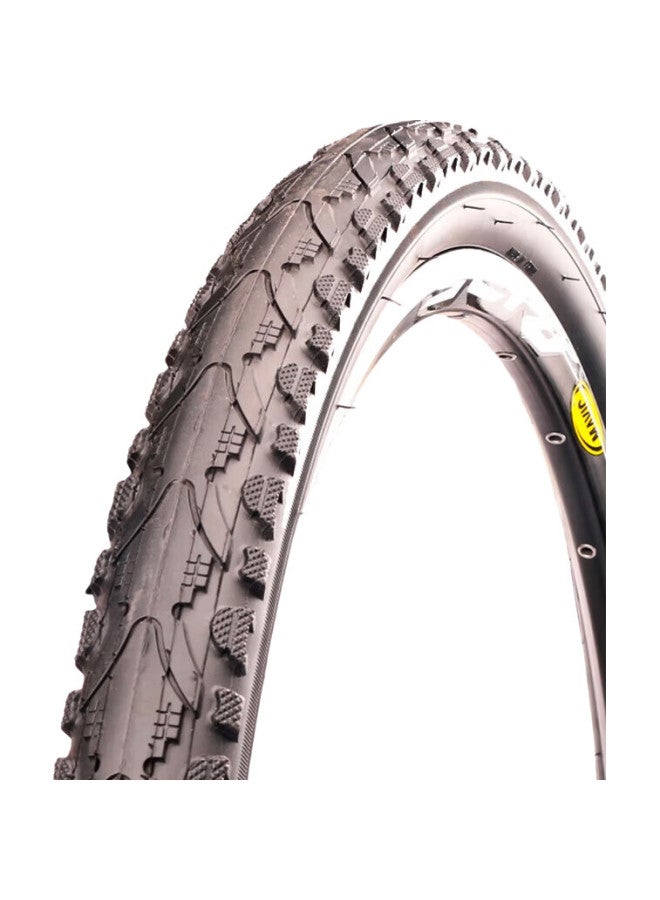 KENDA إطار دراجة قابل للطي K924 مع أنبوب داخلي صمام بريستا، 20*2.125، مطاط بوتيل، جزيئات كبيرة، مقاوم للانزلاق، مقاوم للضغط، مقاوم للاهتراء، صمام ممتد 48L، متين، أسود - Image 1