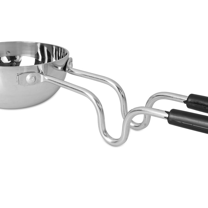 Onions Triply Stainless Steel Casco Tadka Pan with Handle, 13 Cm, 230 ML Capacity(No 3 Big) - Image 5