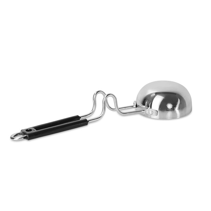 Onions Triply Stainless Steel Casco Tadka Pan with Handle, 13 Cm, 230 ML Capacity(No 3 Big) - Image 2