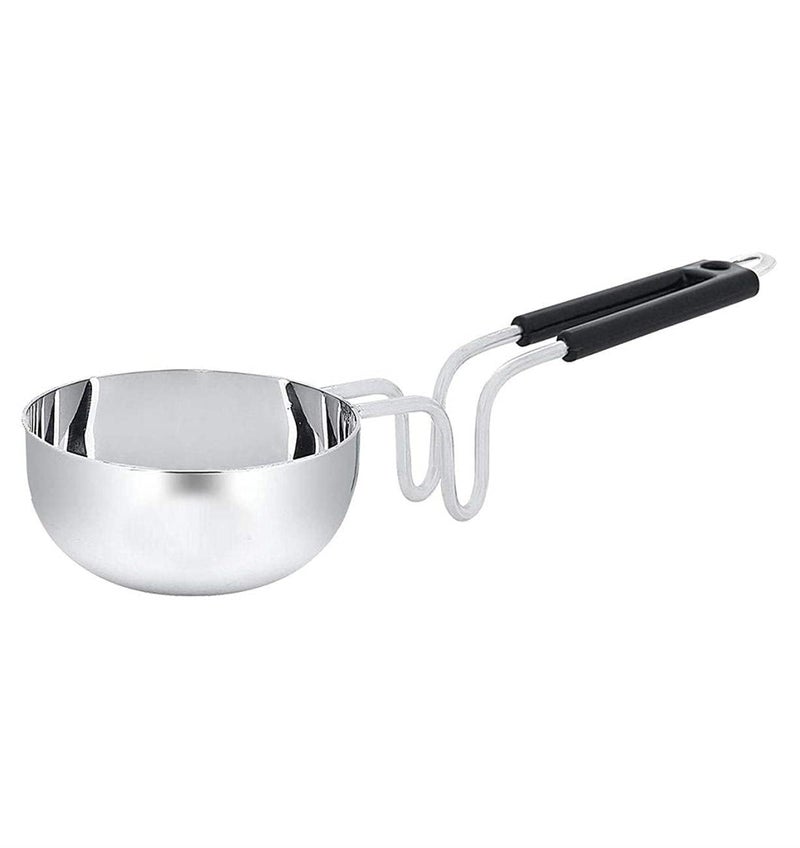 Onions Triply Stainless Steel Casco Tadka Pan with Handle, 13 Cm, 230 ML Capacity(No 3 Big) - Image 3