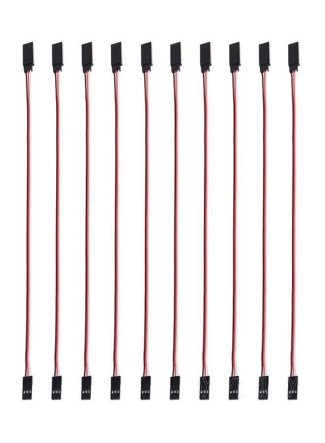 DYWISHKEY 30cm Servo Cables, Male to Female (10 Pack) - Image 2