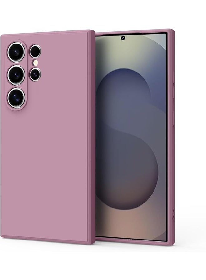 Lynacz Original Soft Silicone Cases for Samsung Galaxy S25 Ultra 5G,[Military Grade Drop Protection] [Anti-Scratch Microfiber Lining] Shockproof Slim Cover for Samsung Galaxy S25 Ultra (Rose Purple) - Image 1