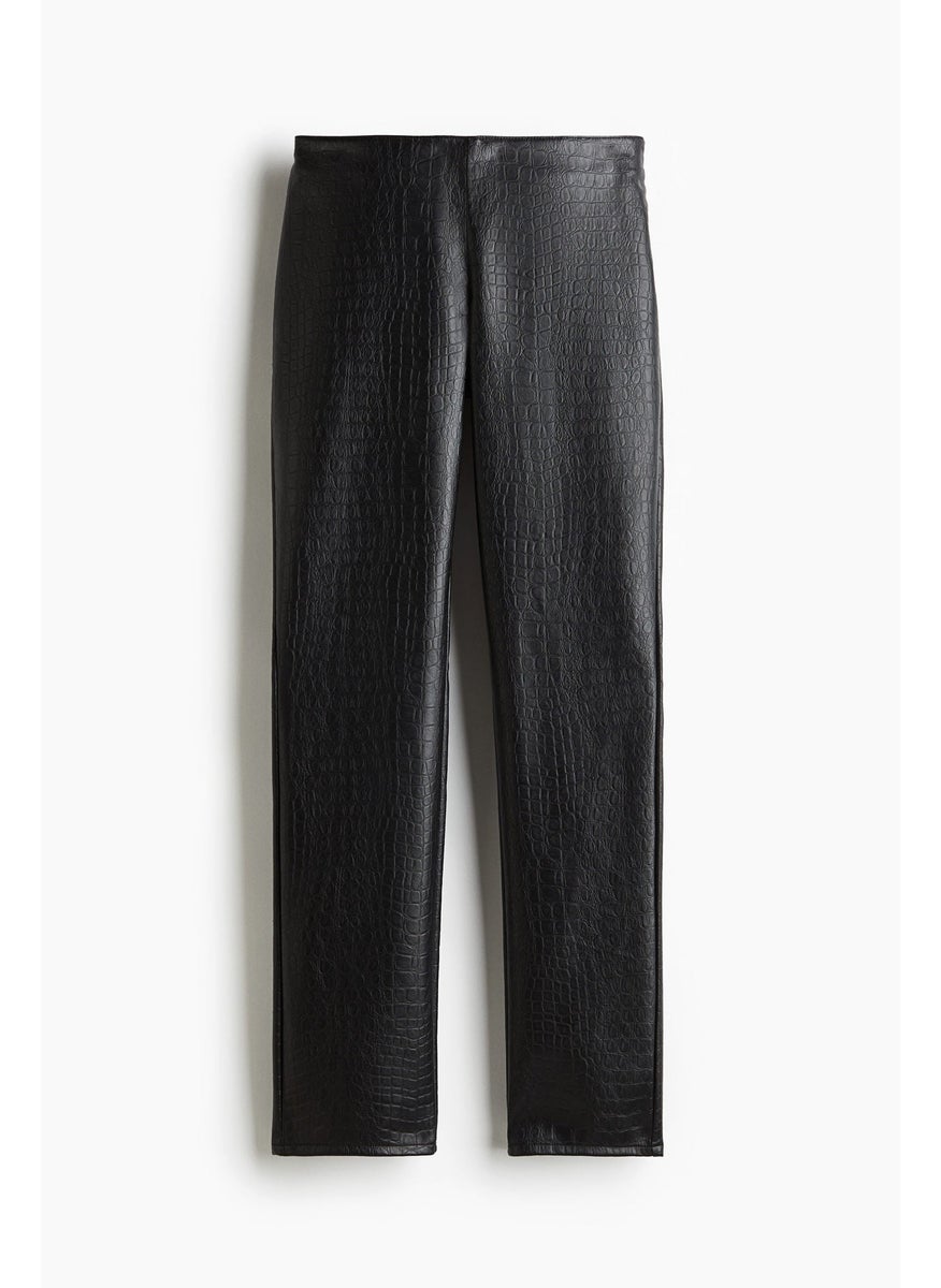 H&M Straight Coated Trousers  - Image 3