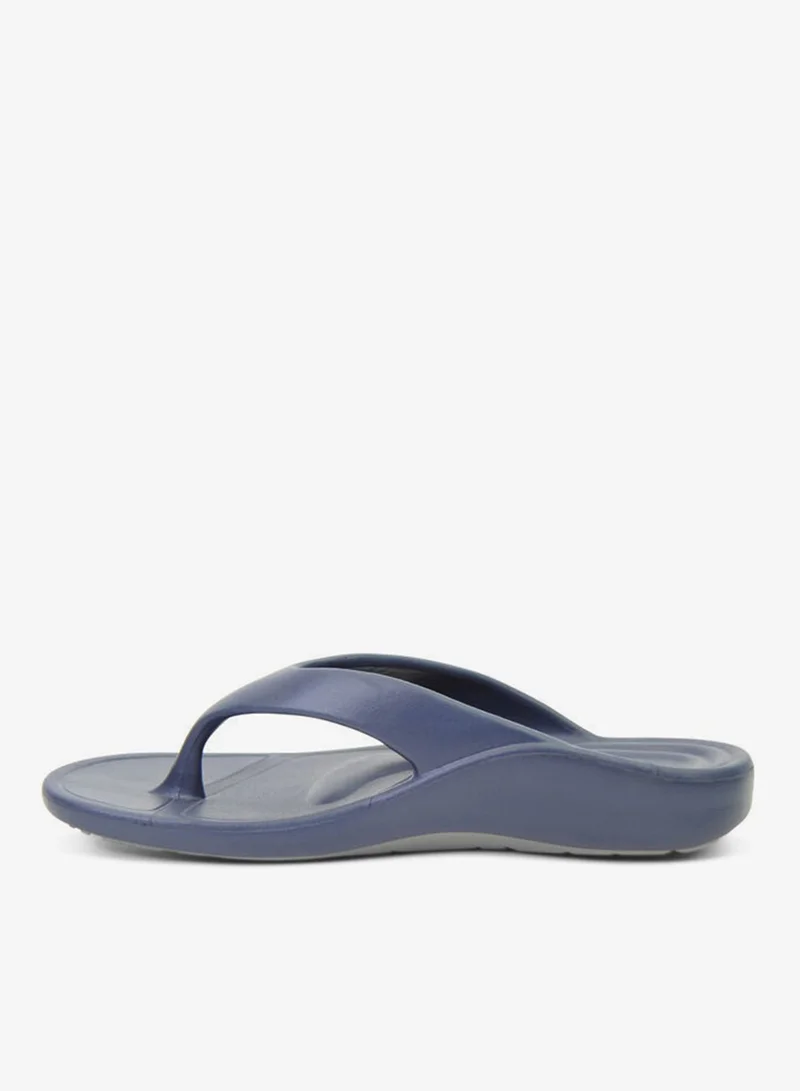 aetrex  Maui Orthotic Flips Men Navy for Men | Best Price UAE