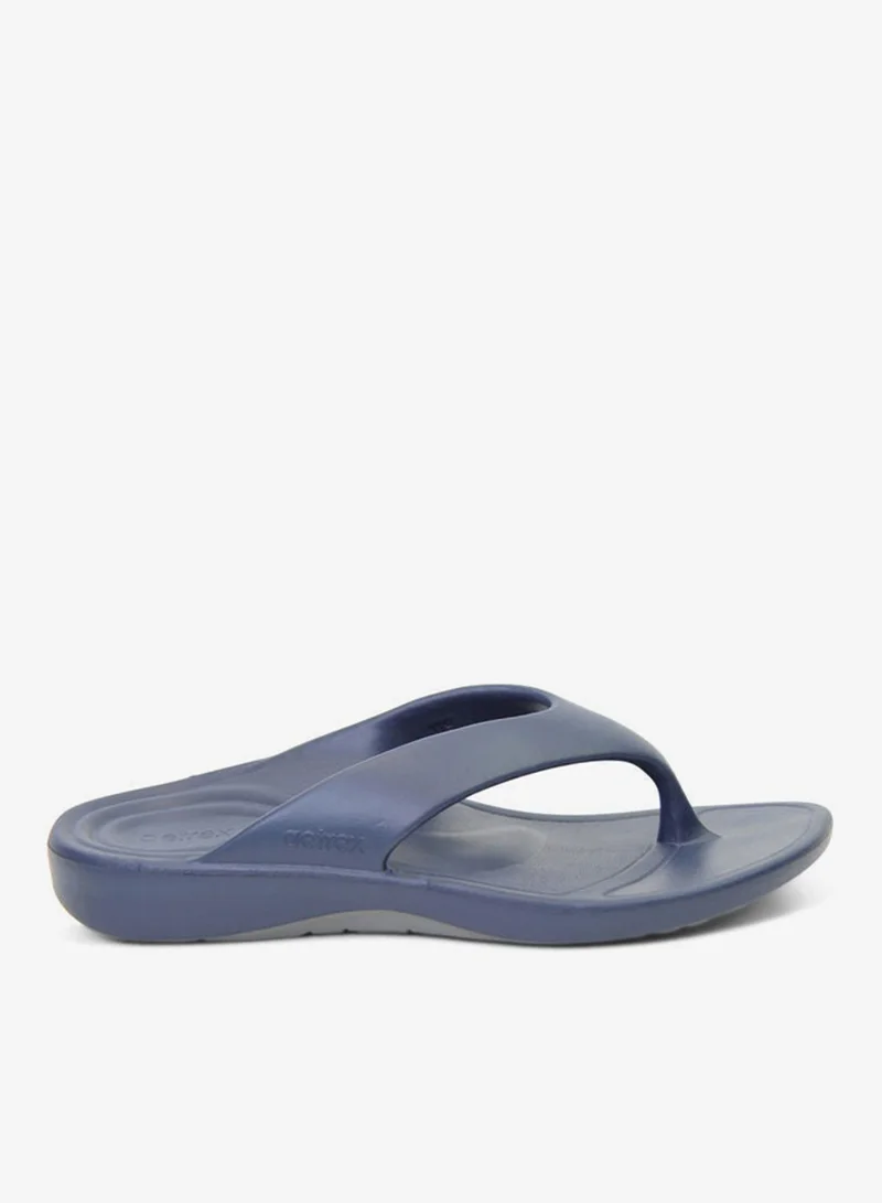 aetrex Maui Orthotic Flips Men Navy