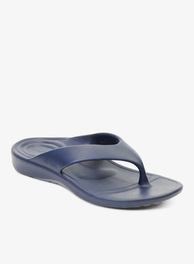 aetrex Maui Orthotic Flips Men Navy