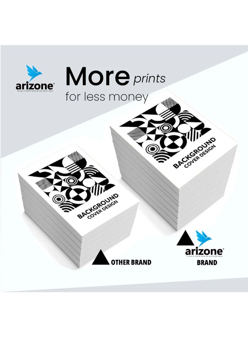 أريزون خرطوشة حبر 201A أرجوانية (CF403A) بديلة لطابعات HP Colour LaserJet Pro M252، M274، M277 - Image 4