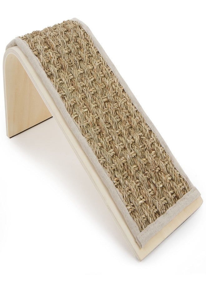 Petlinks Sea Ramp Seagrass Angled Cat Scratcher, Catnip Included - Randomly Selected Color, One Size - Image 1