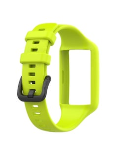 Generic Band Compatible with Huawei Band 7/Huawei Band 6/6 Pro/Honor Band 7/Honor Band 6 Replacement Band - Silicone Replacement Wrist Band Strap With Case Cover  - Image 2
