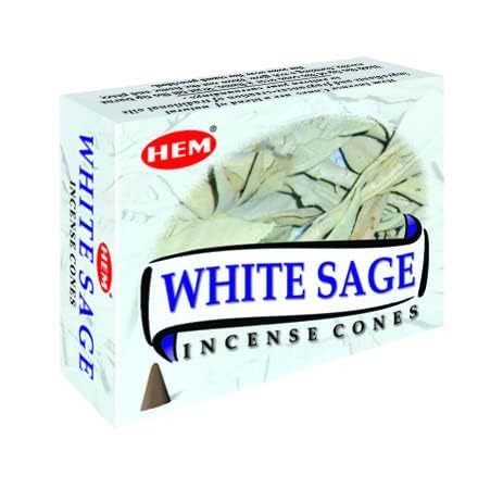 Hem White Sage Combo: Incense Sticks + Incense Cones | Agarbatti for Prayers, Meditation, Freshness & Home Cleansing | Pooja Room Items for Home | Burning Time: 35-40 mins (Sticks), 25-30 mins (Cones) - Image 3