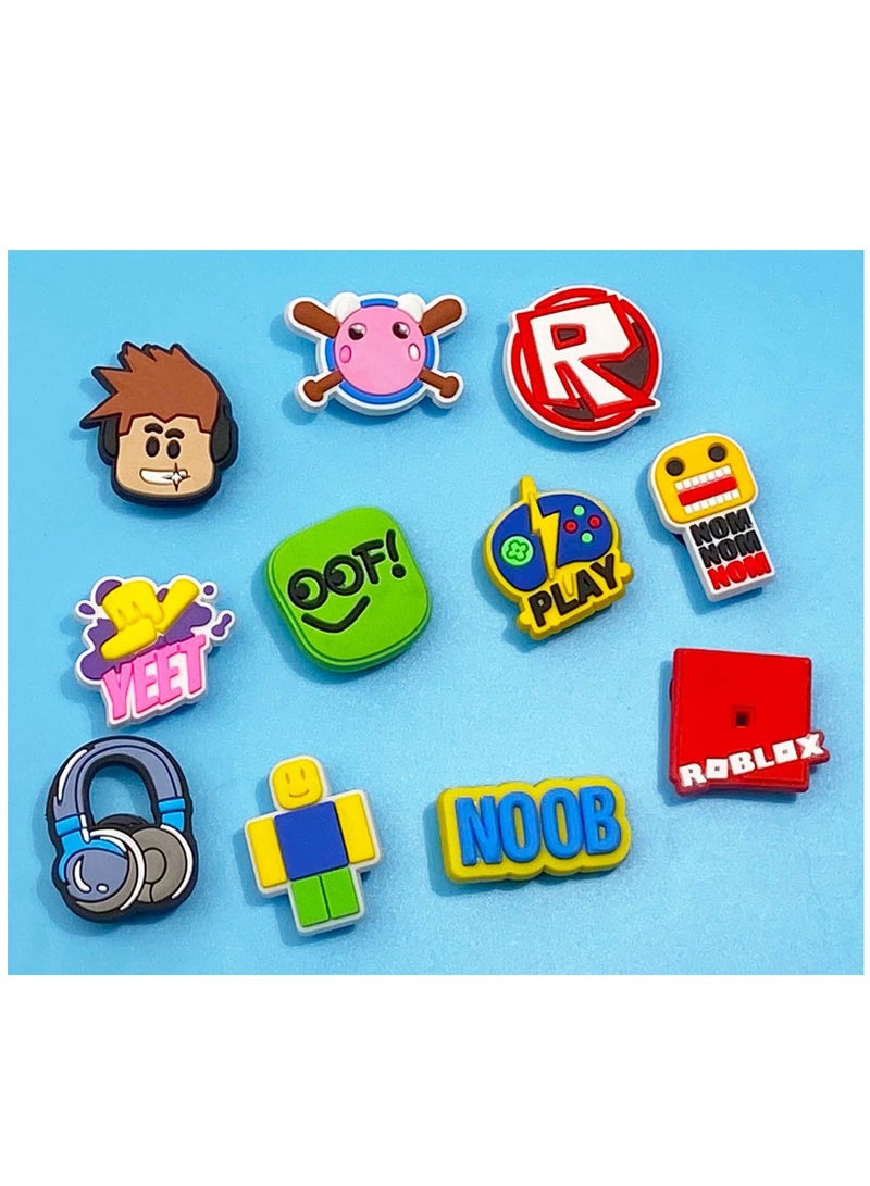 21 Pcs Game Shoe Charms for Clog Sandals PVC Accessories for Boys Girls and Women - Image 2