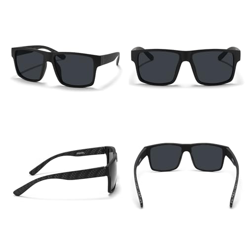 PRIVEL XXL Size Extra Large Square 157MM Polarized Sunglasses for Big Wide Heads Men TR90 Lightweight UV400 Glasses (PMX008P-5) - Image 2