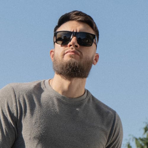 PRIVEL XXL Size Extra Large Square 157MM Polarized Sunglasses for Big Wide Heads Men TR90 Lightweight UV400 Glasses (PMX008P-5) - Image 4