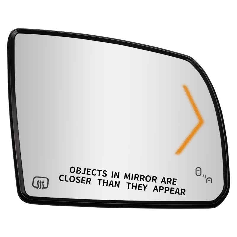 LOIYLLEN Passenger Side Mirror Replacement for 20082017 Toyota Sequoia 20072020 Toyota Tundra Mirrors Glass Right Side Rear View Mirror with Power Heated Signal Lamp Blind Spot Detection