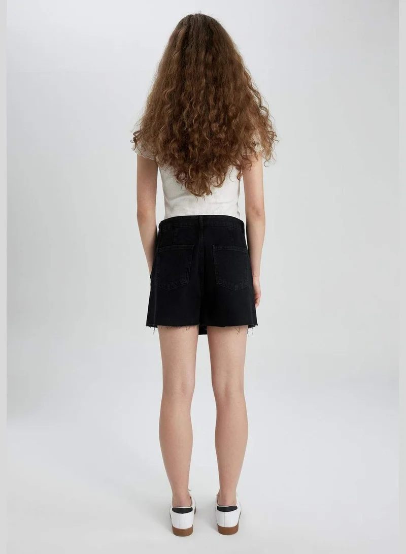 ديفاكتو Jean High waist Short