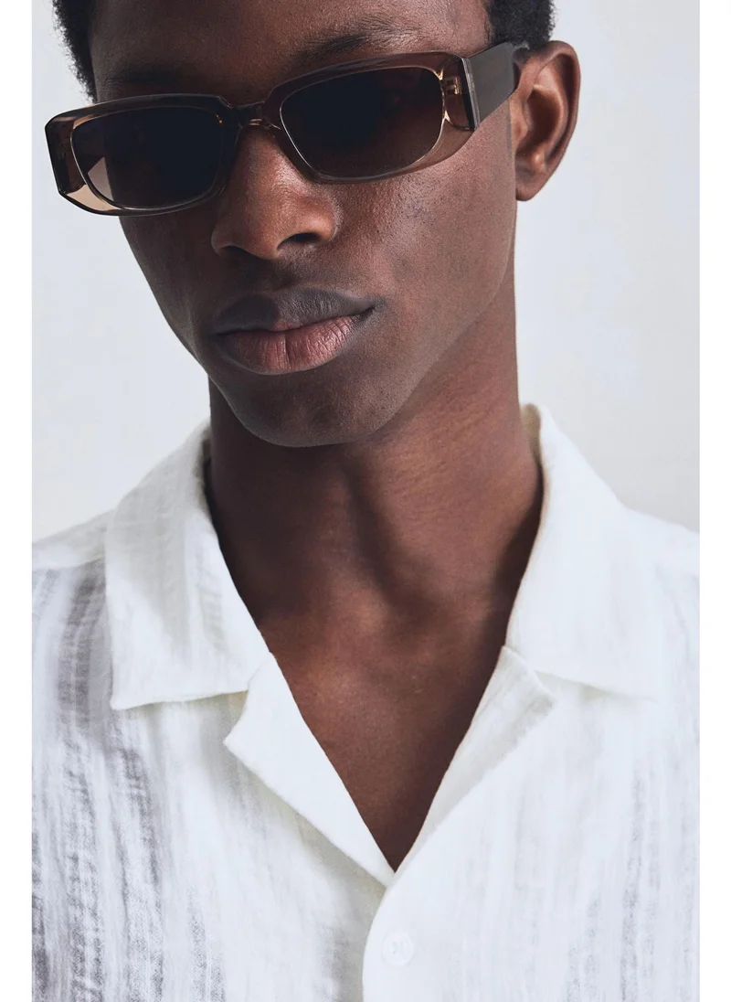 H&M Regular Fit Jacquard-weave resort shirt