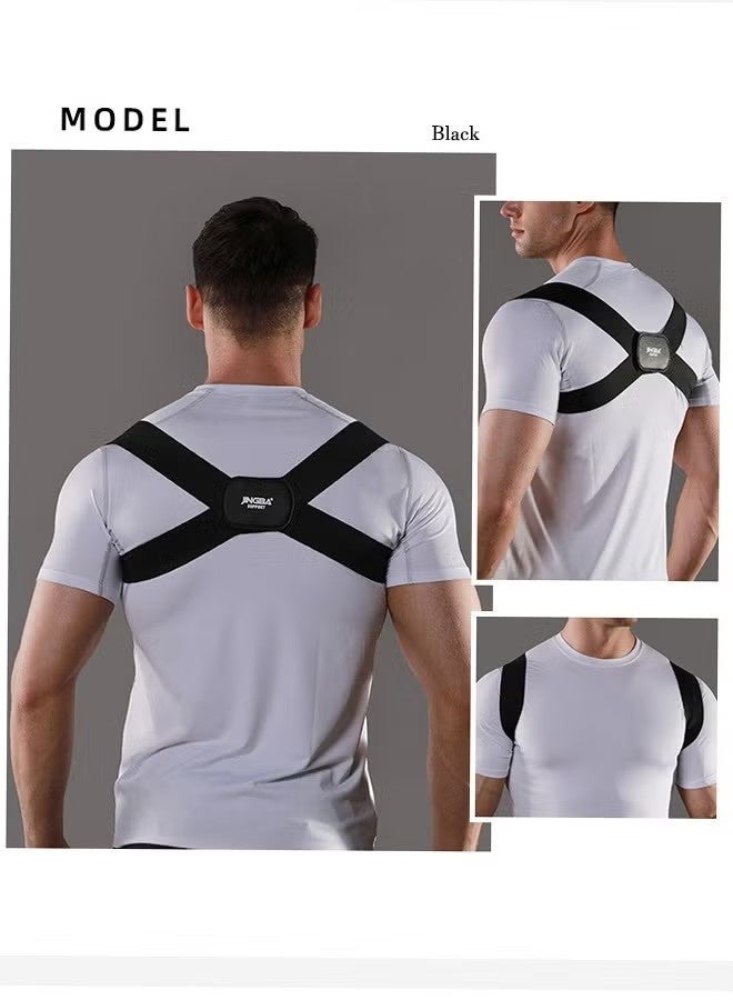 JINGBA SUPPORT Posture Corrector For Men And Women, Back Support, Shoulder Support, Back Support For Lower Back Pain, Posture Corrector For Neck And Back Pain Relief, Adjustable Back Support, Back Support For Back Posture(2XL) - Image 3