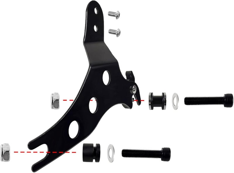 Fjpacemt Detachable 4-Point Docking Hardware Kit for Harley Motorcycles - Image 4