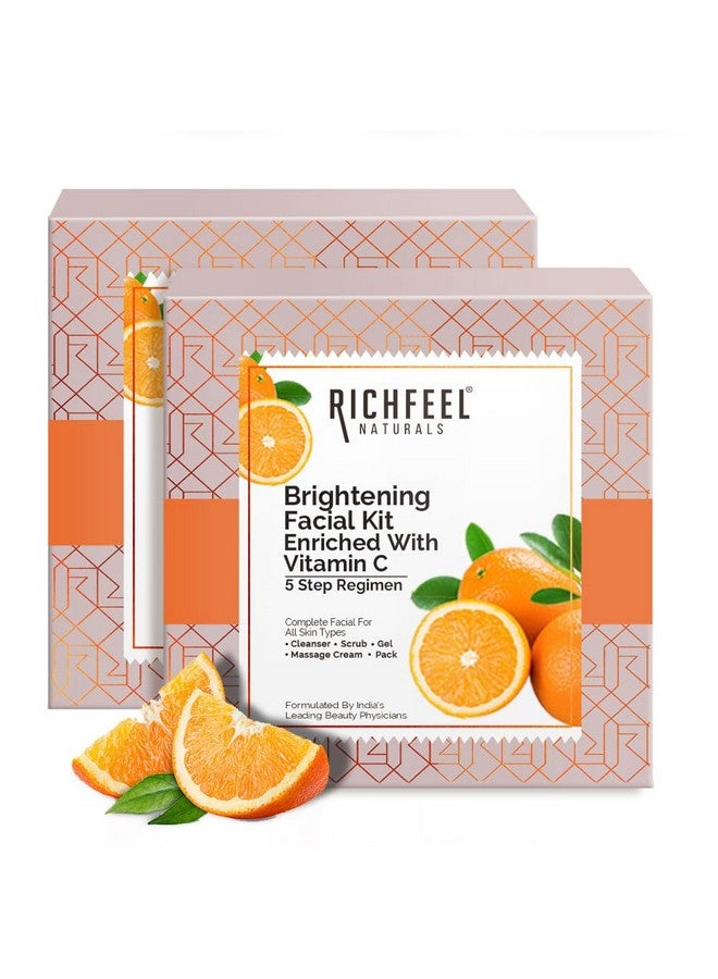Richfeel Brightening Facial Kit With Vitamin C | For Glowing Skin | Tan Removal| 30 G (Pack Of 2) - Image 1