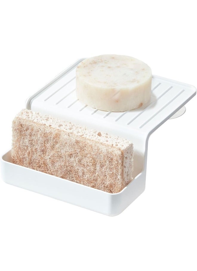 InterDesign iDesign Recycled Plastic Double Suction Sink Caddy  - Image 1