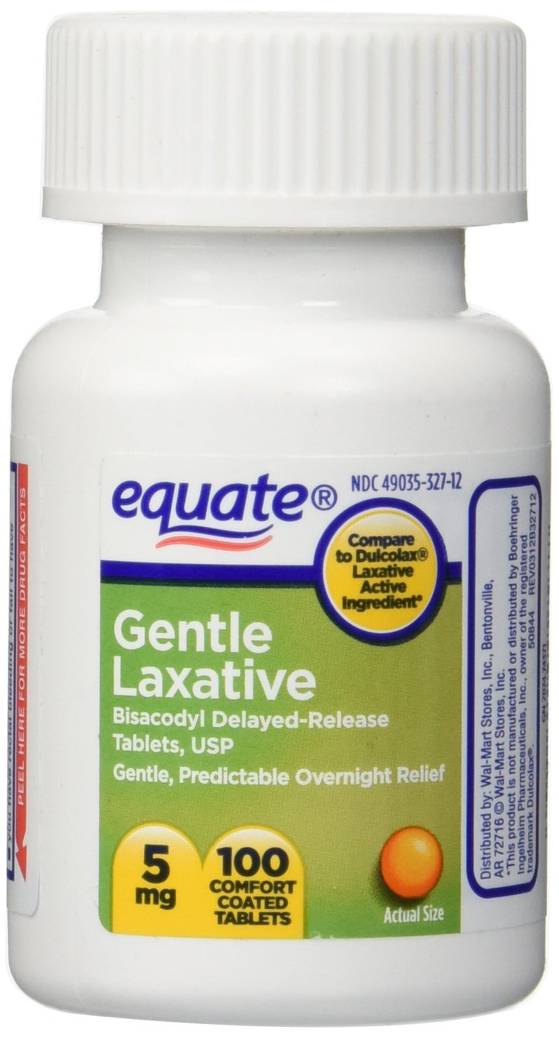 Equate Gentle Laxative Delayed-Release 100 Tablets (Compare to Dulcolax) (1) - Image 4