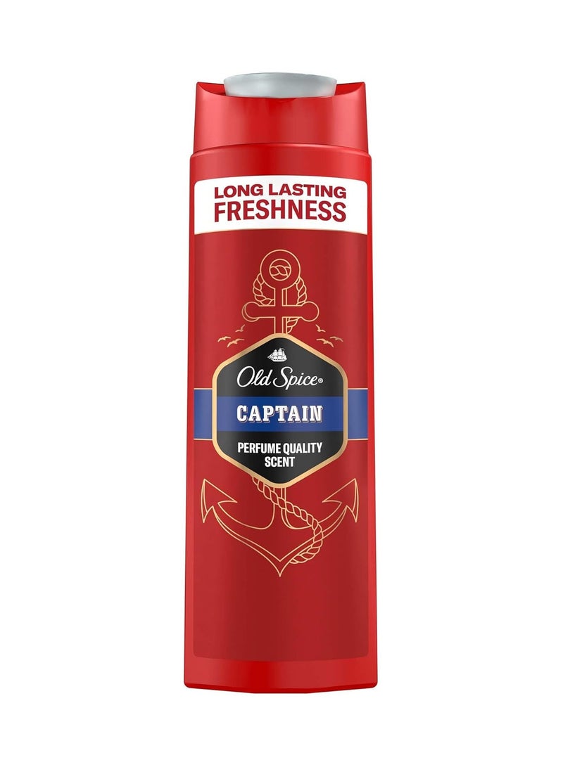 Old Spice Captain Shower Gel And Shampoo For Men - Image 1