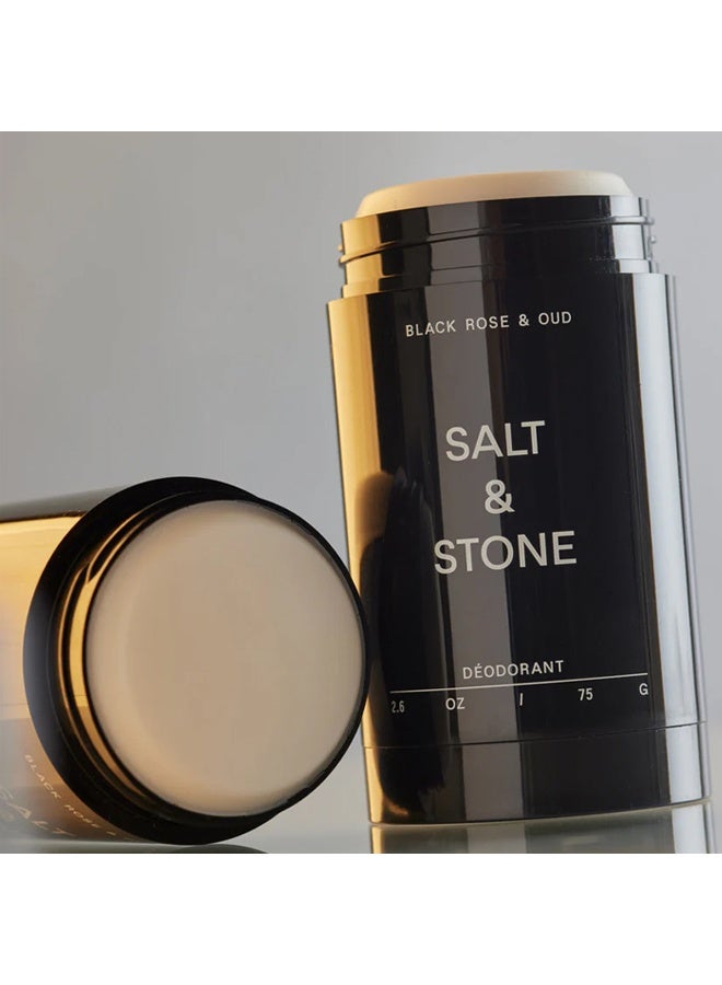 سولت اند ستون مزيل عرق بلاك روز والعود - مزيل عرق طبيعي فائق القوة للنساء والرجال ، خالي من الألومنيوم مع مستخلصات الأعشاب البحرية ، زبدة الشيا والبروبيوتيك ، خالي من البارابين والكبريتات والفثالات - Image 5
