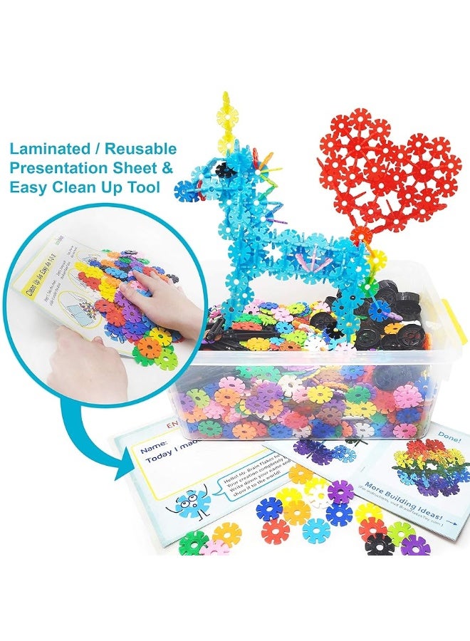 VIAHART VIAHART Brain Flakes 2500 Piece Build 'n' Build Kit - A Creative and Educational Alternative to Building Blocks - Wheel Pieces and Special Parts Included - A Great Stem Toy for Both Boys and Girls  - Image 3