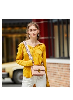 SYOSI Wide Shoulder Strap Soft Multi-Pattern Adjustable Replacement Belt Crossbody Canvas Bag Women Purse Strap Handbag Belt Guitar Straps, Light Milk Tea  - Image 2
