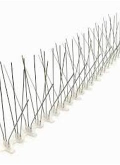 KNP KNP Bird spikes with a plastic base in a pack of 20 provide an extensive solution for preventing birds from perching and nesting on various surfaces.  - Image 2