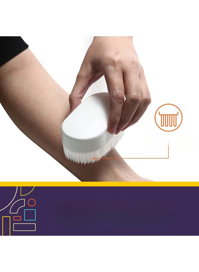 2PCS Sensory Brush Therapy Brush for Occupational and Sensory Brushing, Stimulating and Calming Tools for Kids and Adults, Soft Flexible Bristles, Latex Free - Image 3