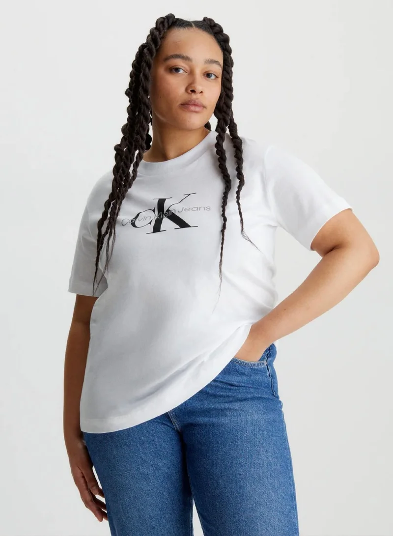 Plus Size Monogram T-shirt