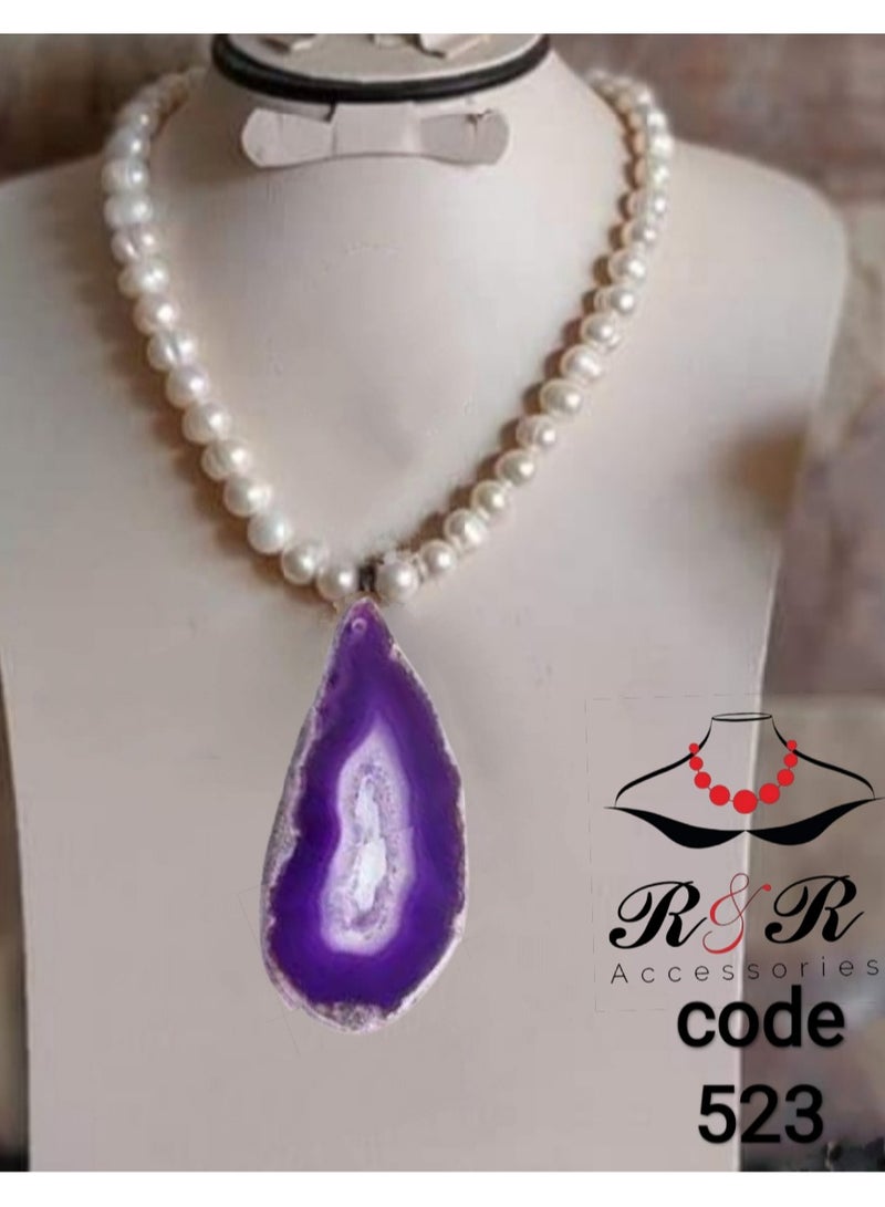 ار اند ار عقد نسائى من الولى الطبيعى بقلاده من الدروزى - Image 1