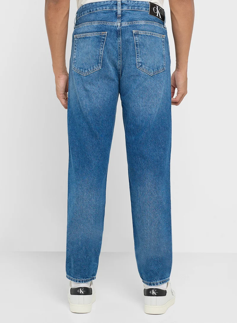 Calvin Klein Jeans Mid Wash Regular Taper Jeans