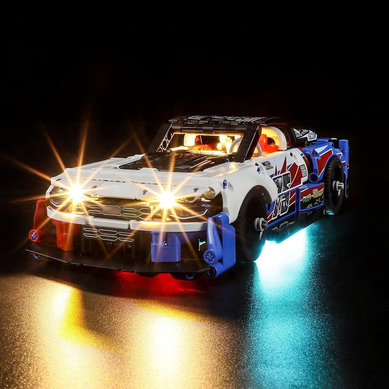 GEAMENT LED Light Kit Compatible with Lego NASCAR Next Gen Chevrolet Camaro ZL1 for Technic 42153 Model Set Model Set Not Included - Image 4