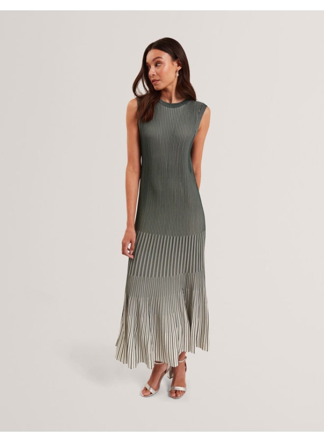 Ted Baker Textured Stripe Knit Midi Dress - Image 3