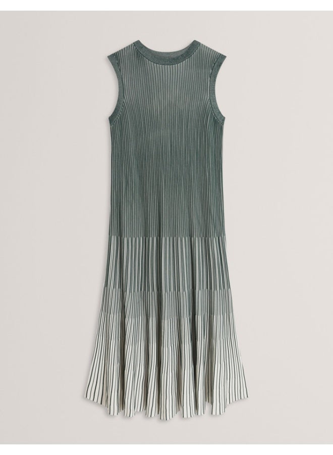 Ted Baker Textured Stripe Knit Midi Dress - Image 2