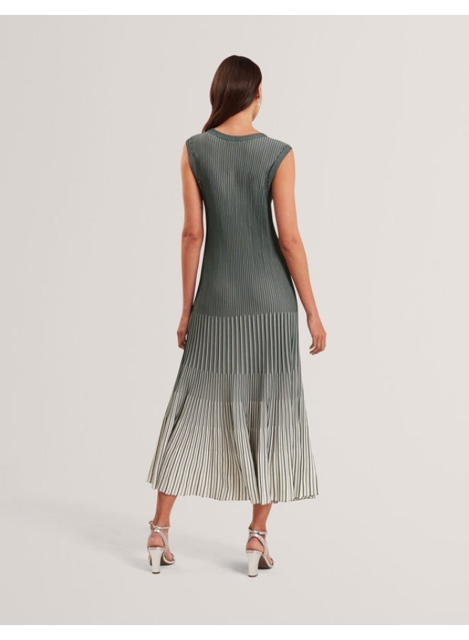Ted Baker Textured Stripe Knit Midi Dress - Image 4