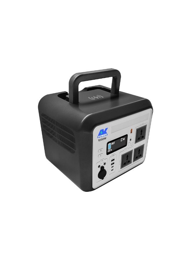 AK Power #Portable_Power_Station #AKPOWER #LiFepo4(LFP)_Battery #1200Wh #Fast_Charging #Solar_Generator #Optional_Solar_Panel #Home_Backup_Power #Travel_Generator #Camping_Power_Bank #Electric_Storage #Emergency_Power_Storage - Image 4