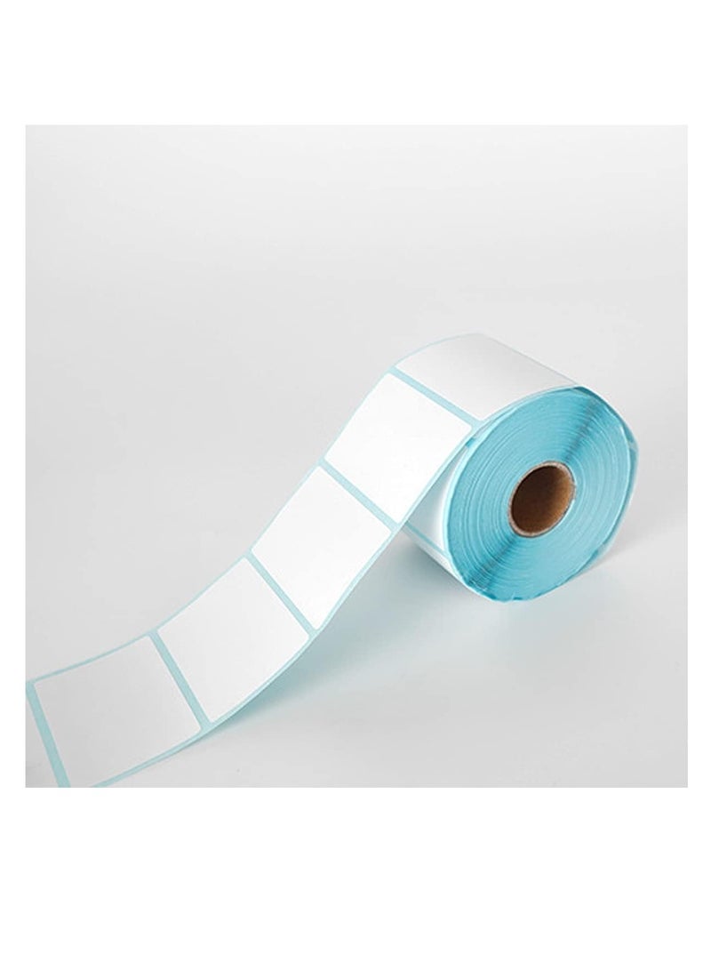 ECVV ملصقات حرارية قابلة للطباعة ذاتية اللصق من ECVV، 2 × 1.18 بوصة، ورق باركود، عنوان، شحن، بريد، طوابع فارغة، 2 لفة، 1000 ملصق/لفة، 50 مم × 30 مم، أبيض، ThermalP 5030 2 - Image 4