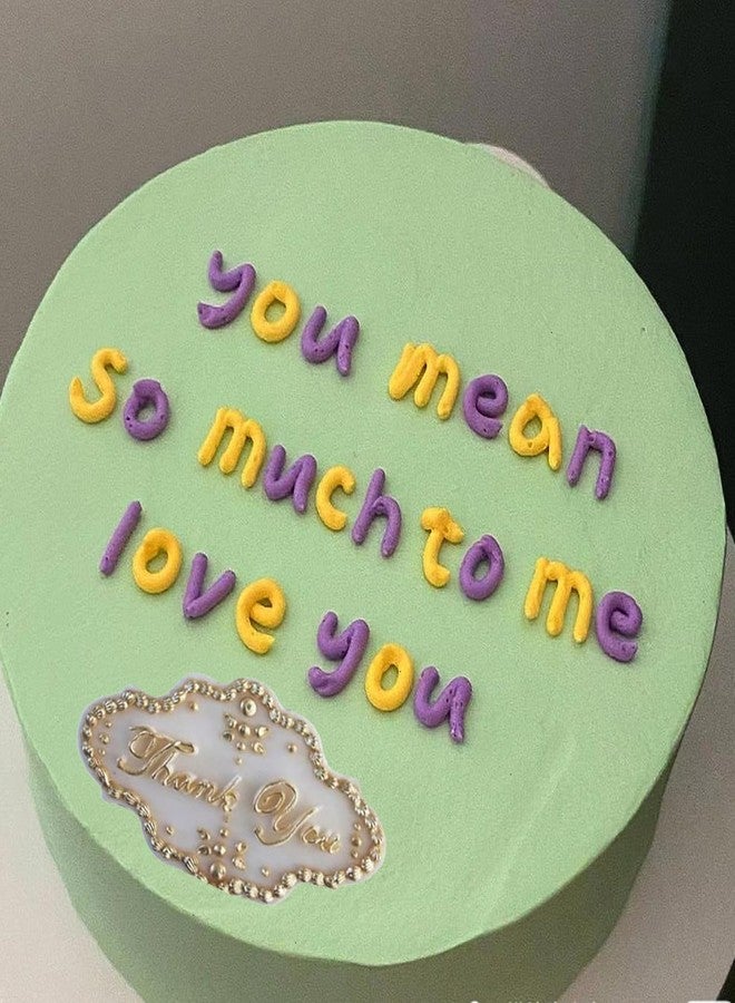 MINFEIDMS Thank You Silicone Fondant Molds For Cake Decorating Cupcake Topper Candy Chocolate Gum Paste Polymer Clay - Image 5